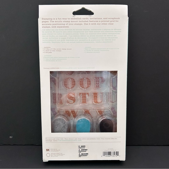 Martha Stewart Create 5 PC STAMPING STARTER KIT - Picture 2 of 3